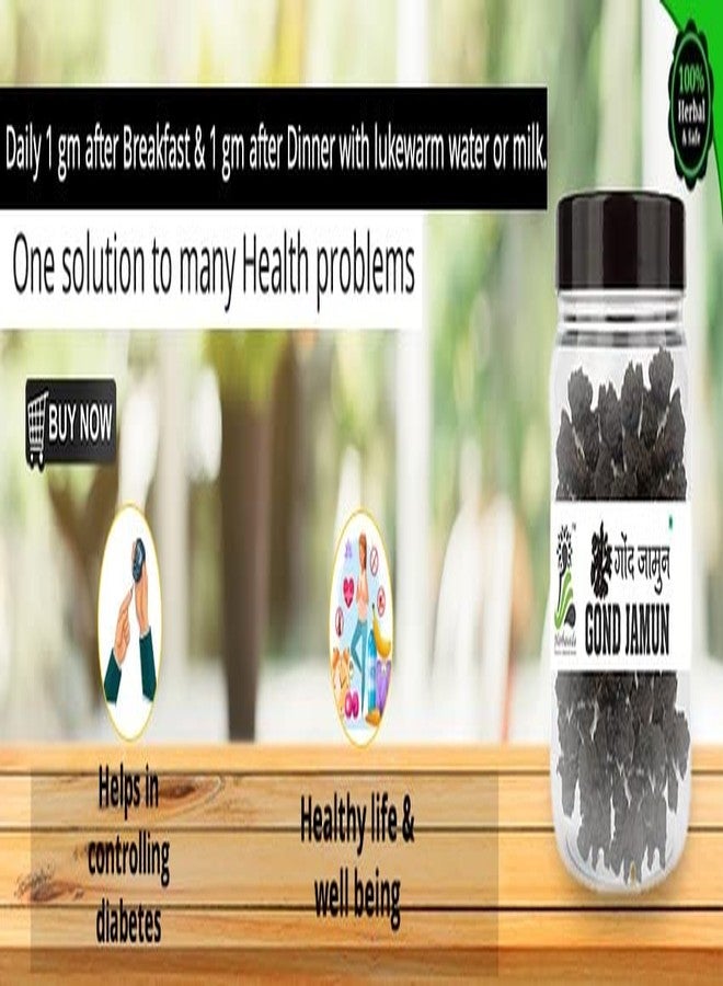 LEANBEING Herbaveda- Jamun gond 100g | Gond jamun | Jamun ka gond | Controls diabetes - Image 4